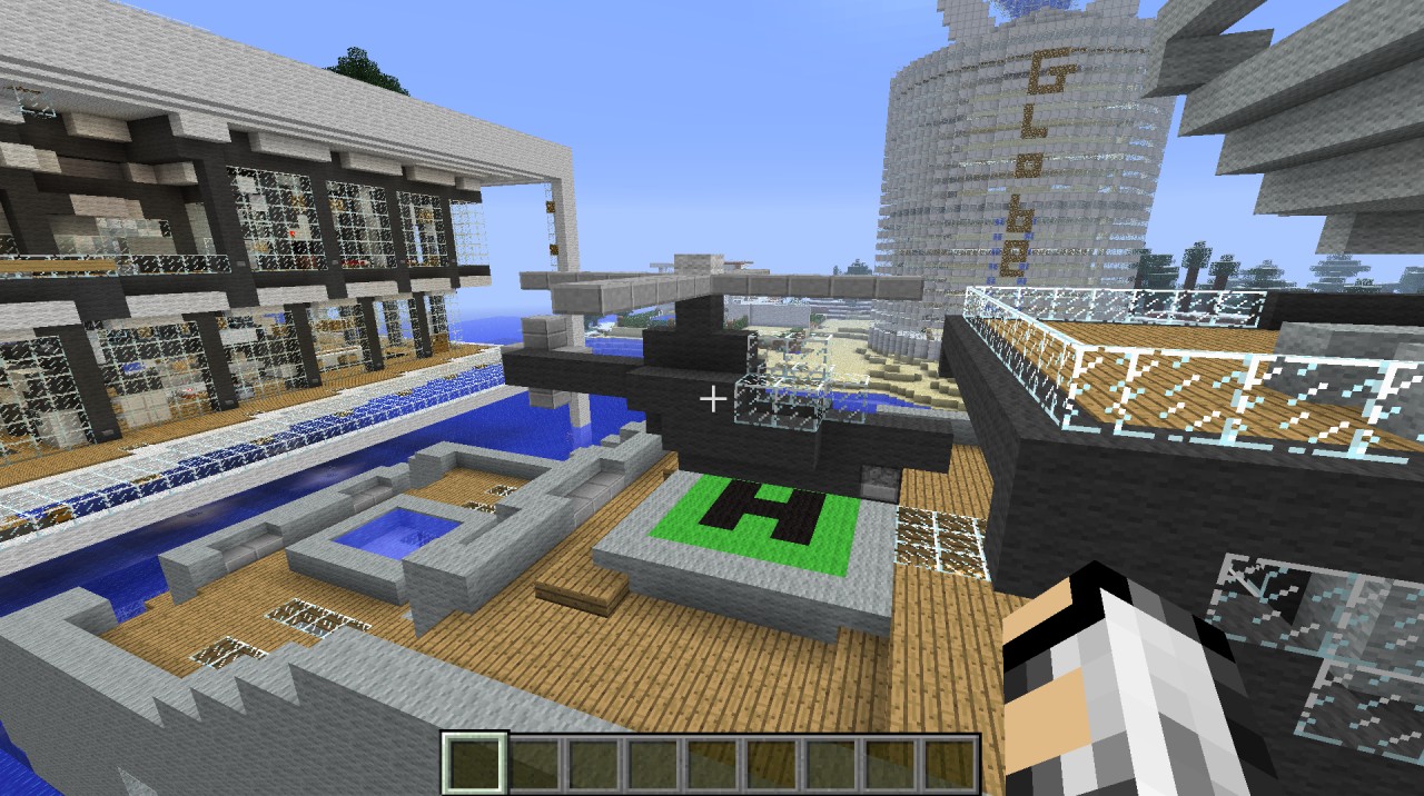 small simple helicopter Minecraft Map