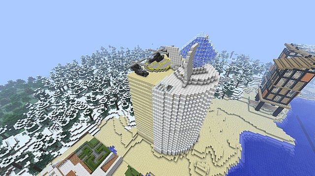 large hotel Minecraft Map