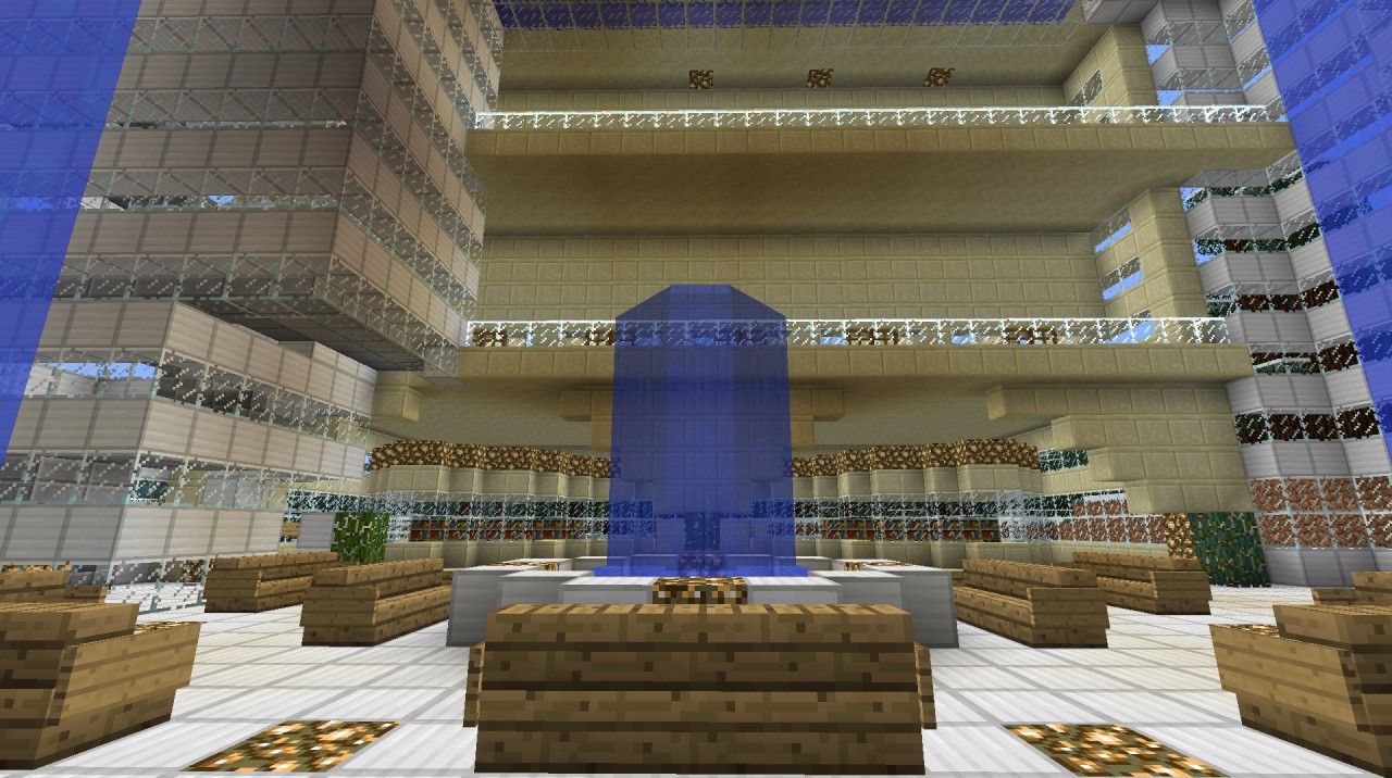 large hotel Minecraft Map
