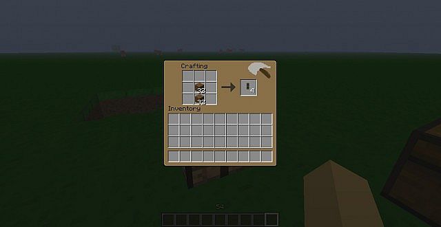 The new crafting table GUI