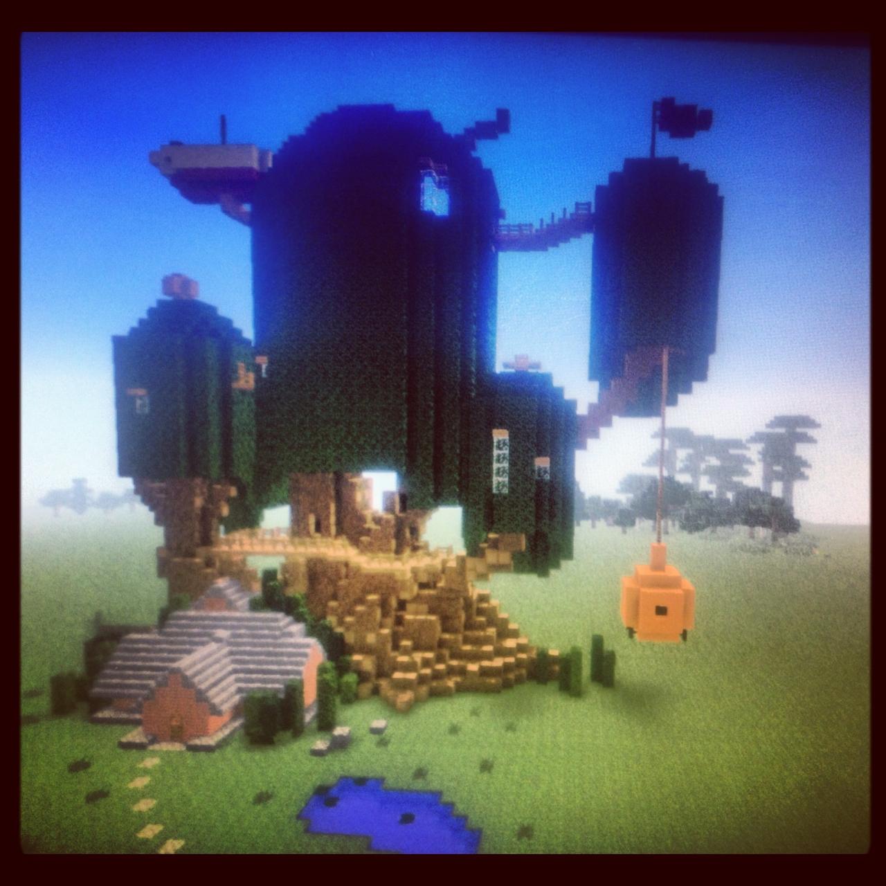 AdventureTime!! Jake and Finn's Treehouse! Minecraft Project