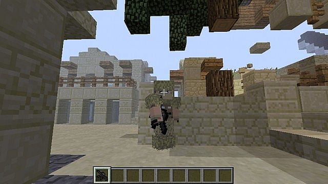 The gold armor which is now desert camo!