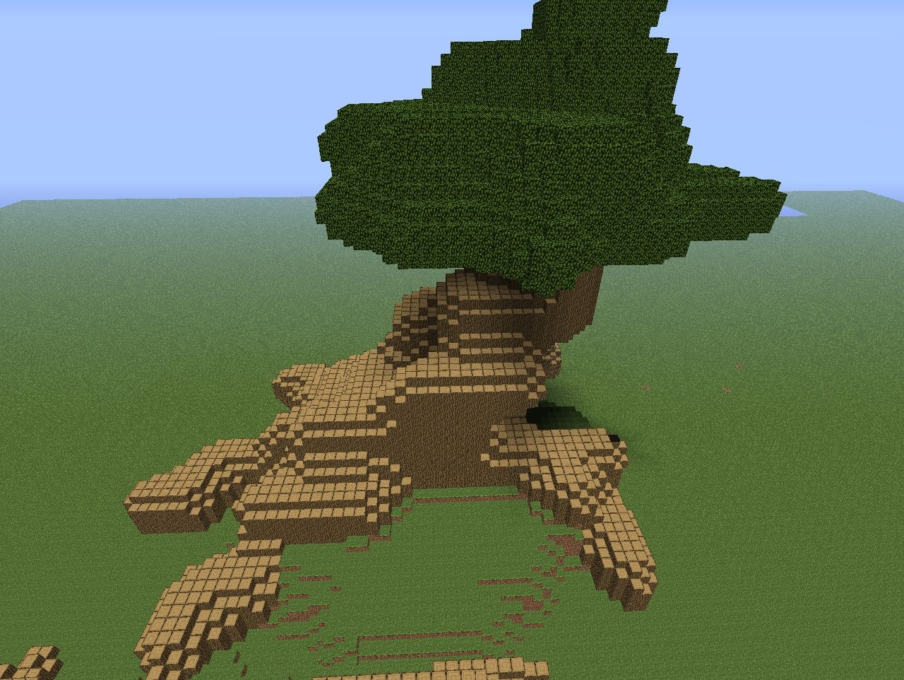 Two Giant Trees Minecraft Map