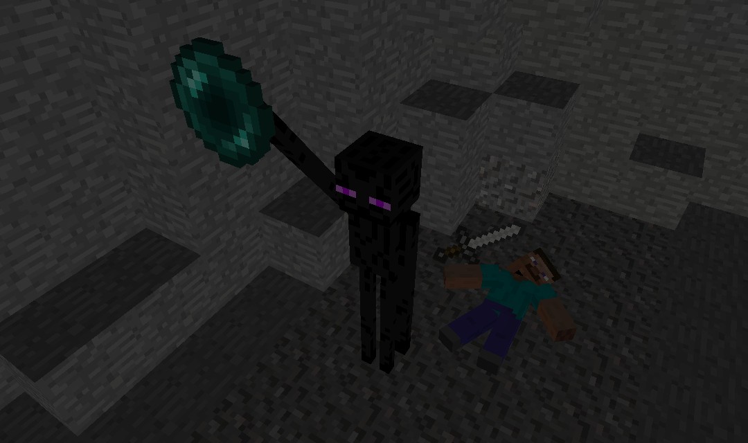 Enderman Gets His Ender Pearl Back Wallpaper Enderman Gets His Ender Pearl Back Wallpaper