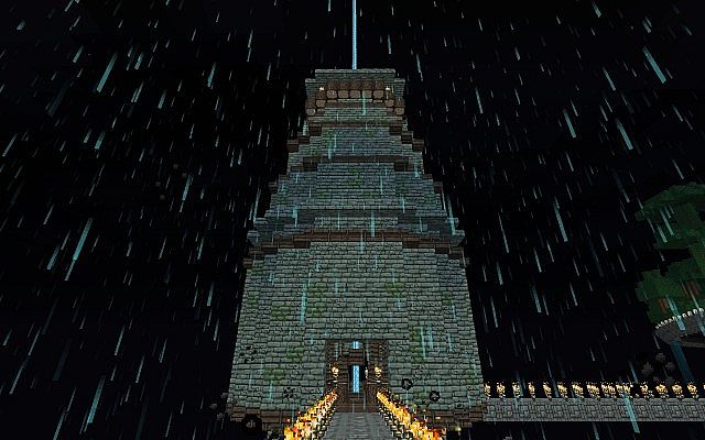 One of the four watchtowers