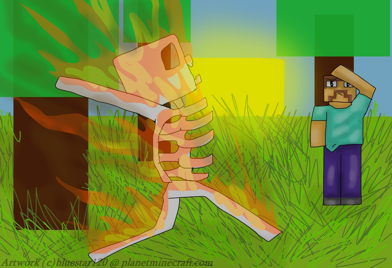 Burn Baby Burn! Minecraft Blog