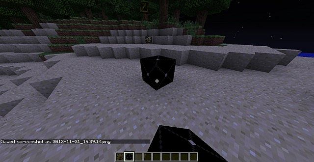 which breaks instantly by placing any block at the bottom