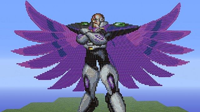 The completed pixel art!