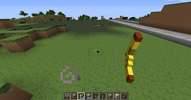 Instead of a bow, you throw bananas