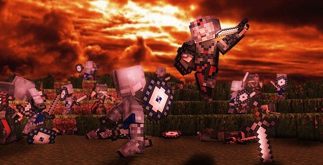 Minecraft map PvE