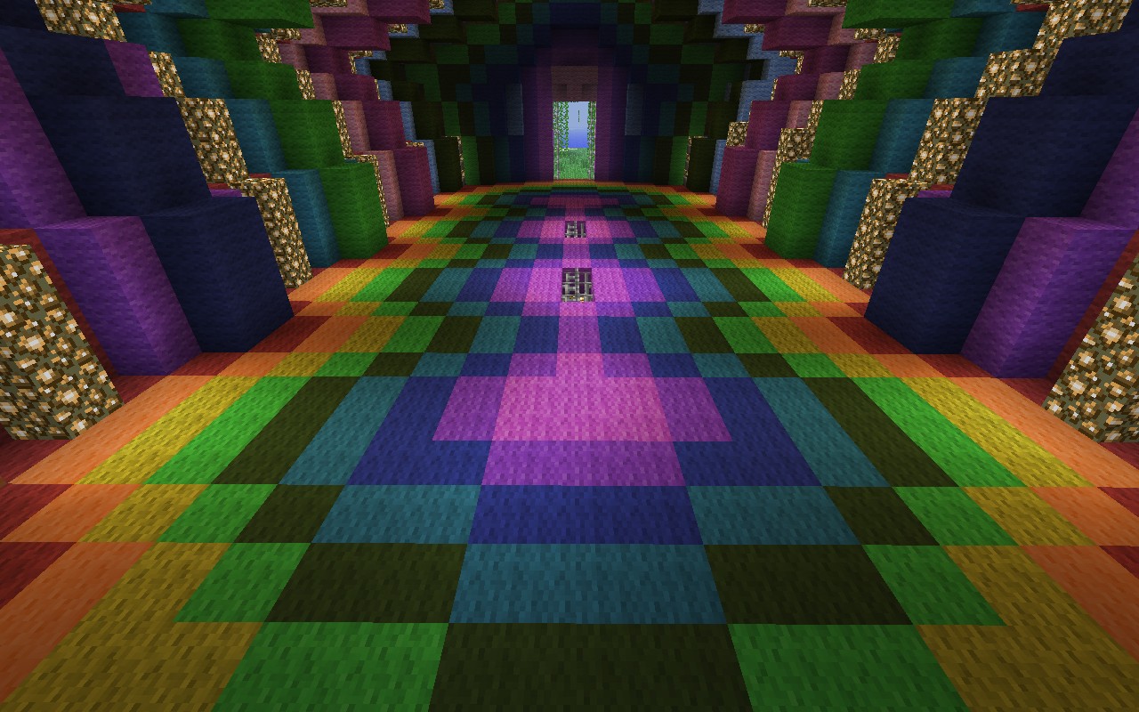 Rainbow Minecraft Map