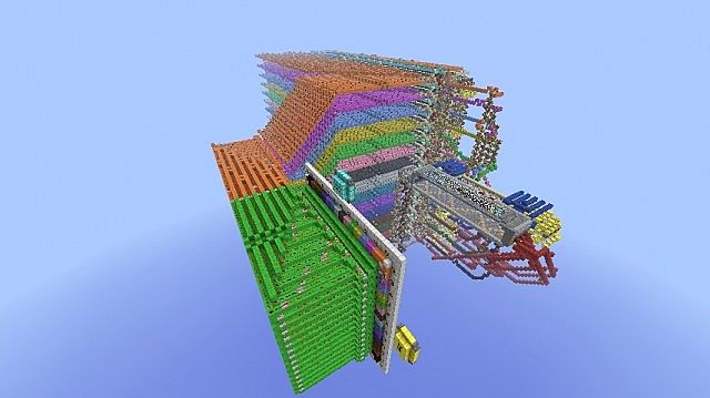 Functional redstone screen with 5 saves of memory and 225 pixels