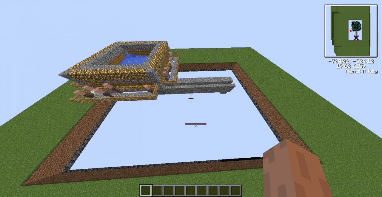 Simple Iron Golem Farm McEdit Scematic Minecraft Project