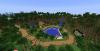 The starting area, which is pleasantly filled with pigs!