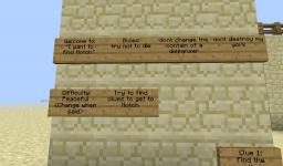 "I want to find Notch" Minecraft Map & Project