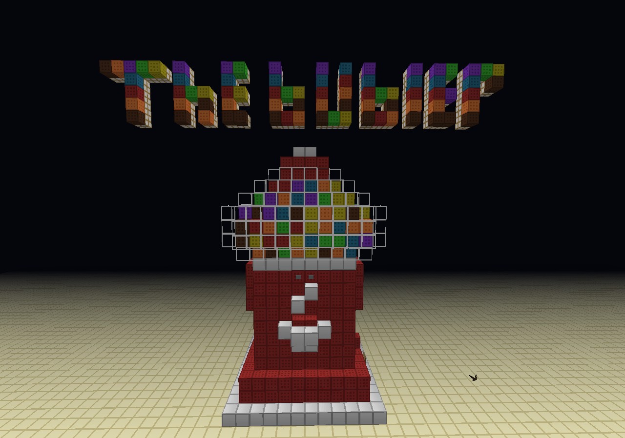 THE BUBLER (GUMBALL MACHINE) (WORKING) Minecraft Map