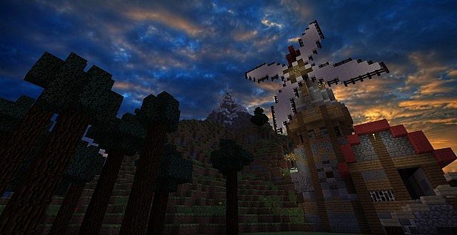 Medieval Windmill/House Minecraft Map