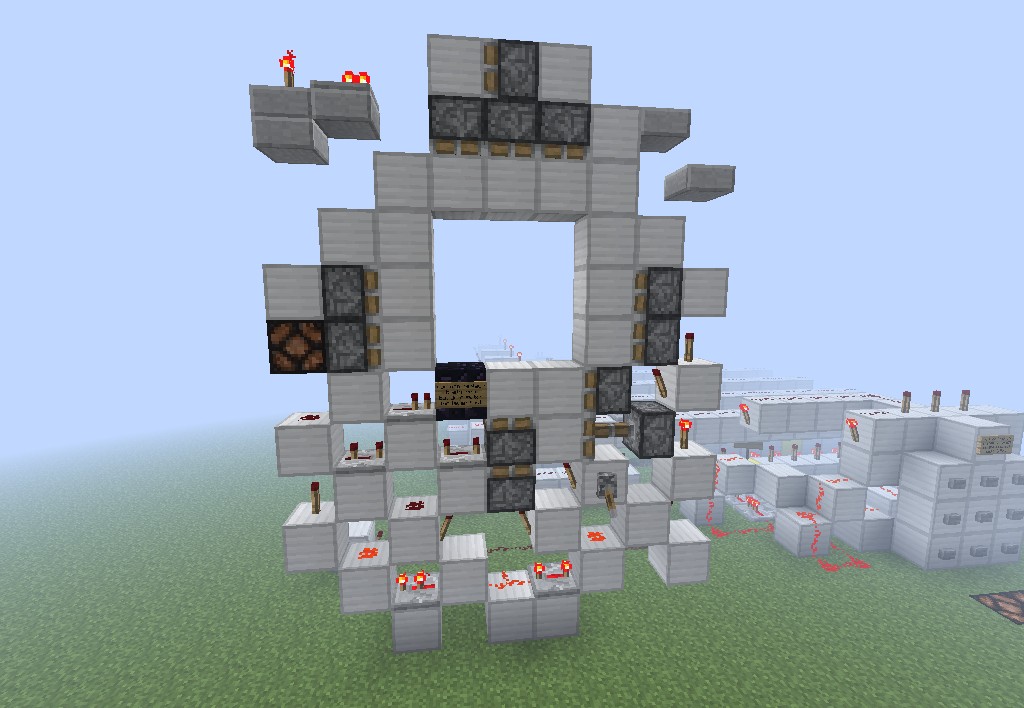 Extreeme compact 3x3 door + combination lock Minecraft Map