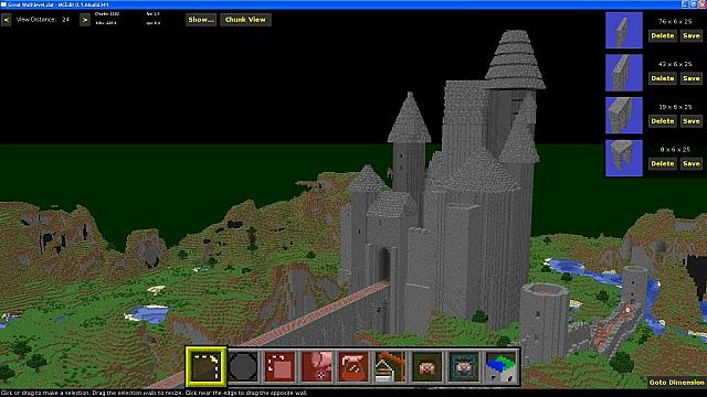 DRAPE - MCEdit filter that drapes your constructions over the landscape ...