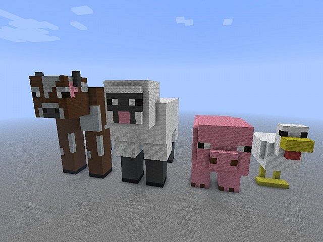 The Passive Giant Mob Statues