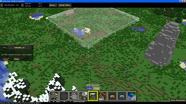After processing valleys appear