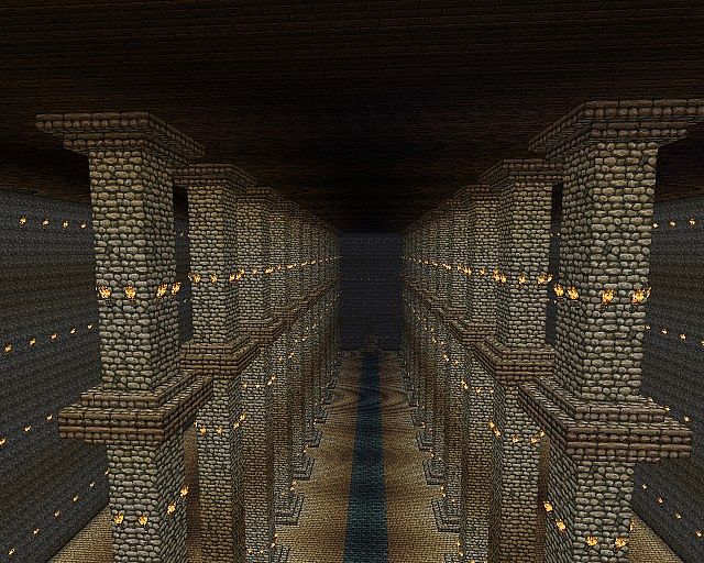 Underground castle The dead earths last survivors Minecraft Map