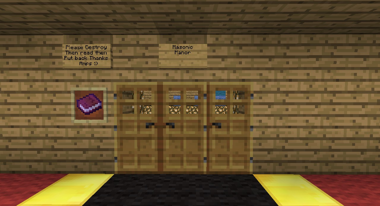 Masonic Manor Minecraft Map