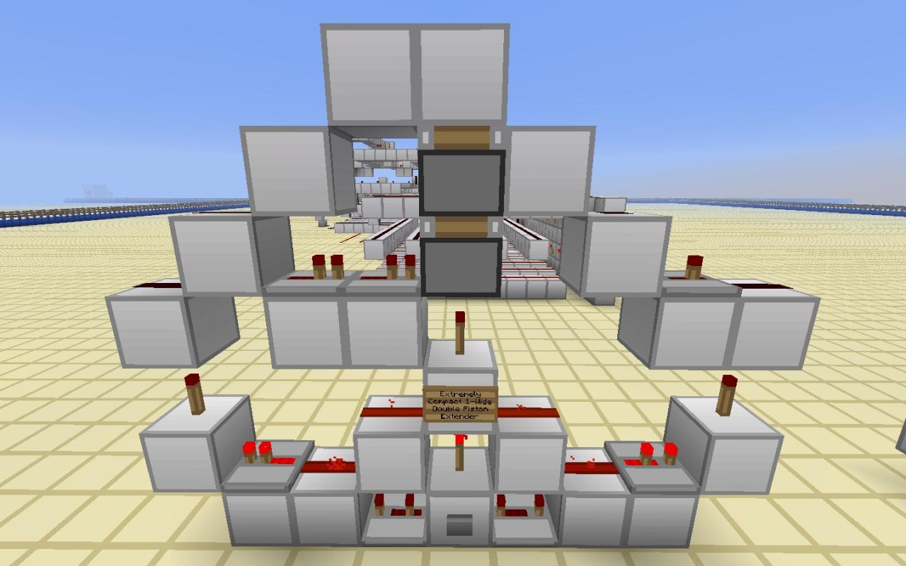 [Cubehamster's Server] Compact Double Piston Extender Minecraft Map