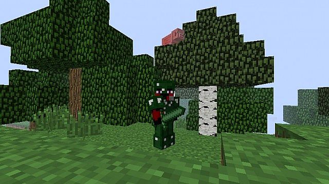 Greenium armor and sword - And pig in a tree :)