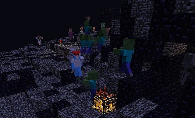 Rising Dead Returns : Mob Survival Map Minecraft Map