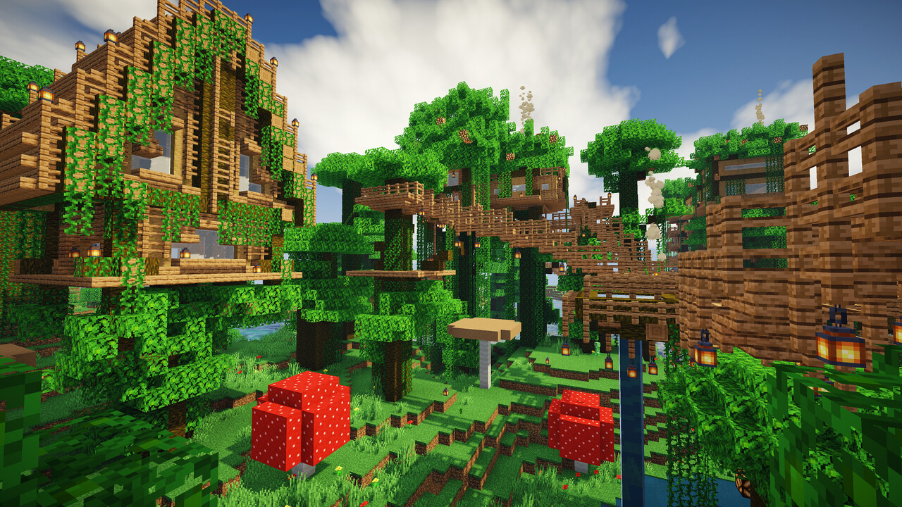 Jungle village Minecraft Map