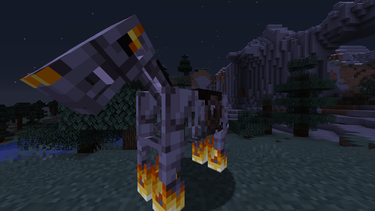 Ghost Rider Horse Minecraft Texture Pack