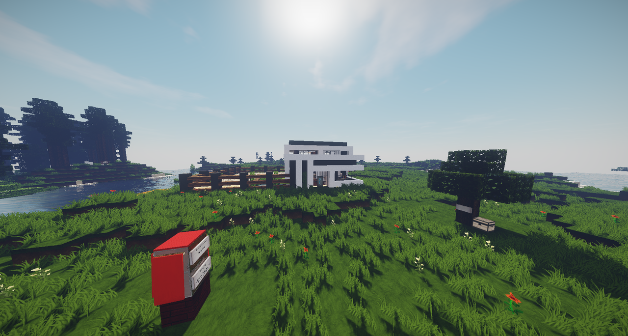 Warmth Redstone House (w/10+ Redstone Creations) Minecraft Map