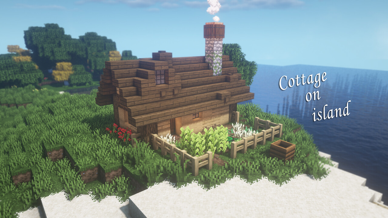 Cottage on island Minecraft Map