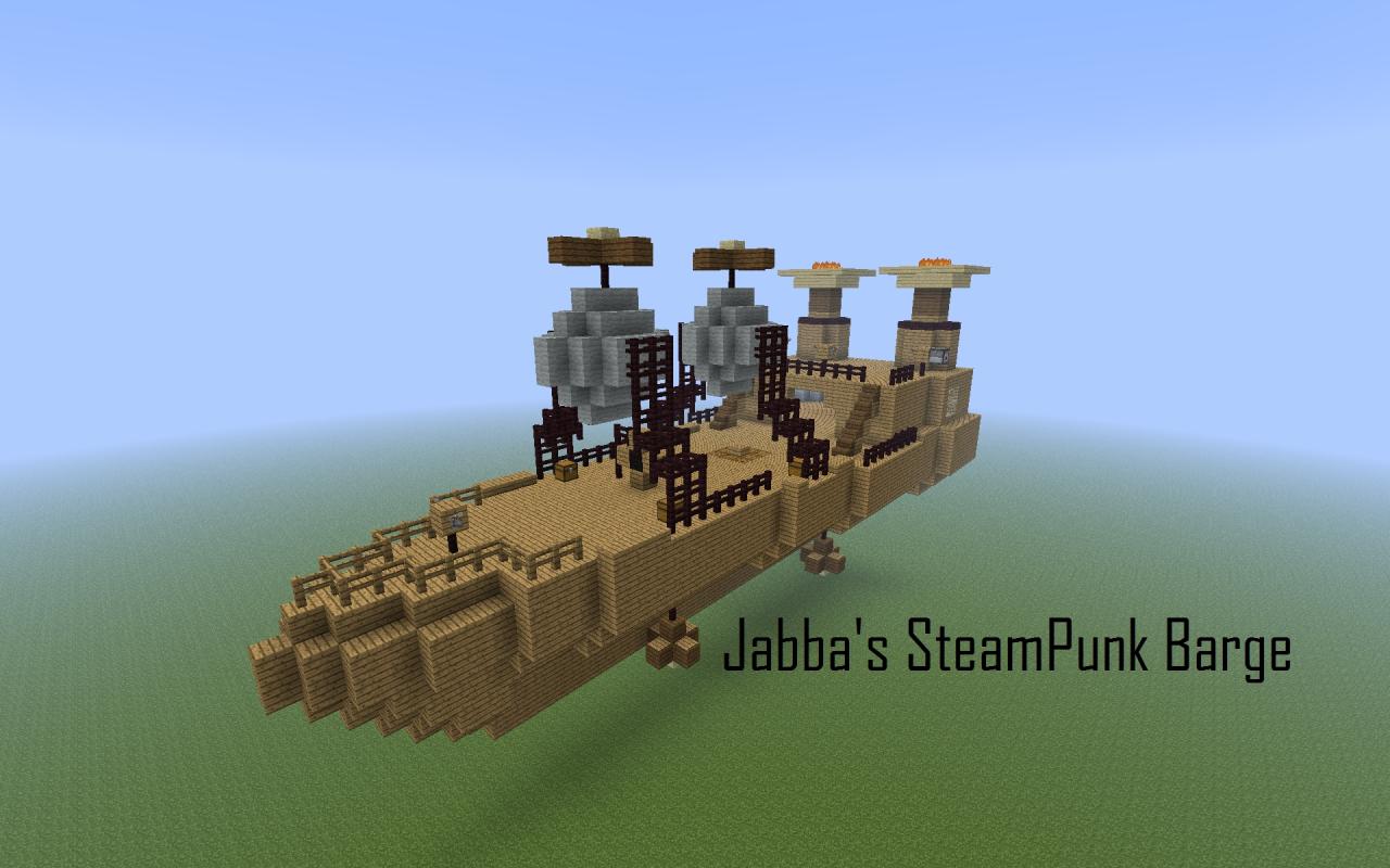 Jabba's SteamPunk Barge Minecraft Map