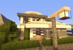 "Axulo" Modern House Minecraft Map & Project