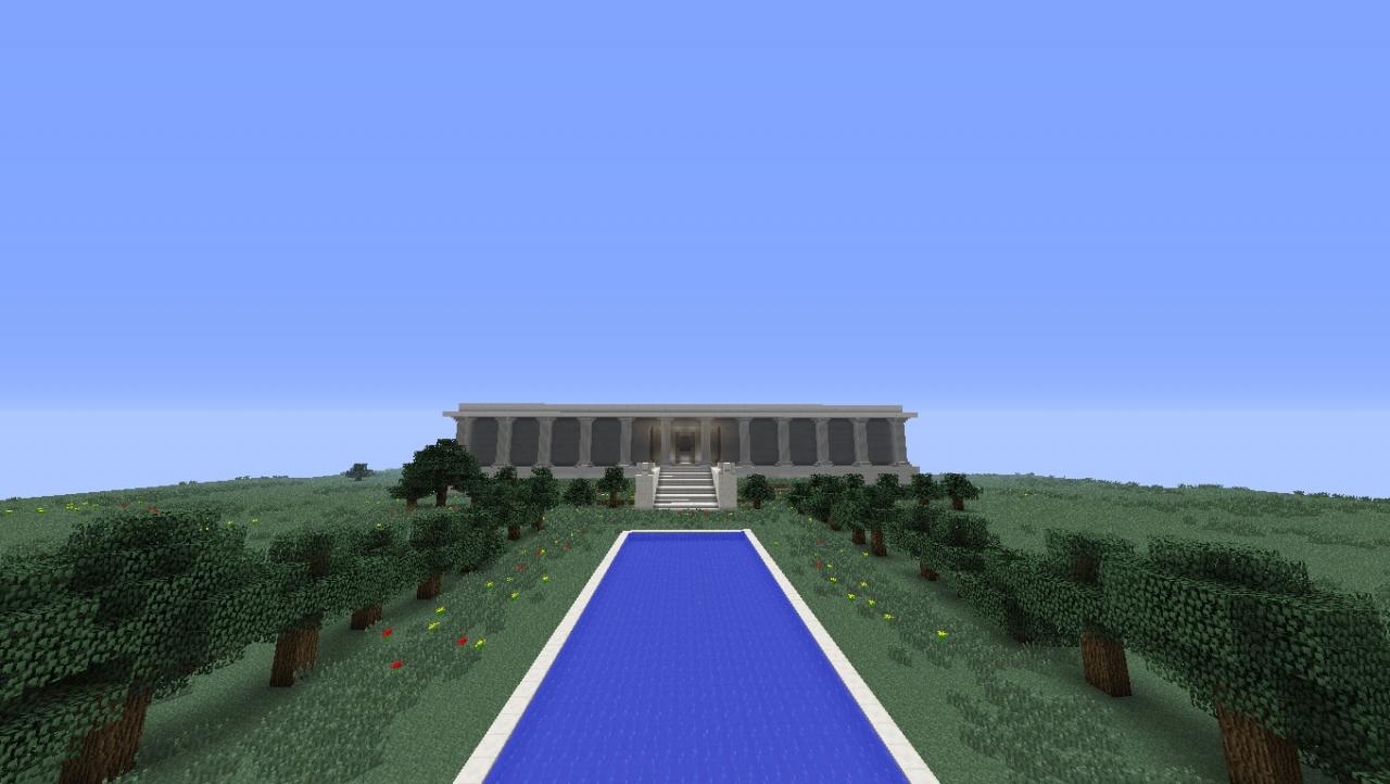 [BUILD] Lincoln Memorial and Washington Monument Minecraft Map