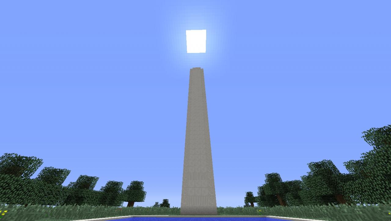[BUILD] Lincoln Memorial and Washington Monument Minecraft Map