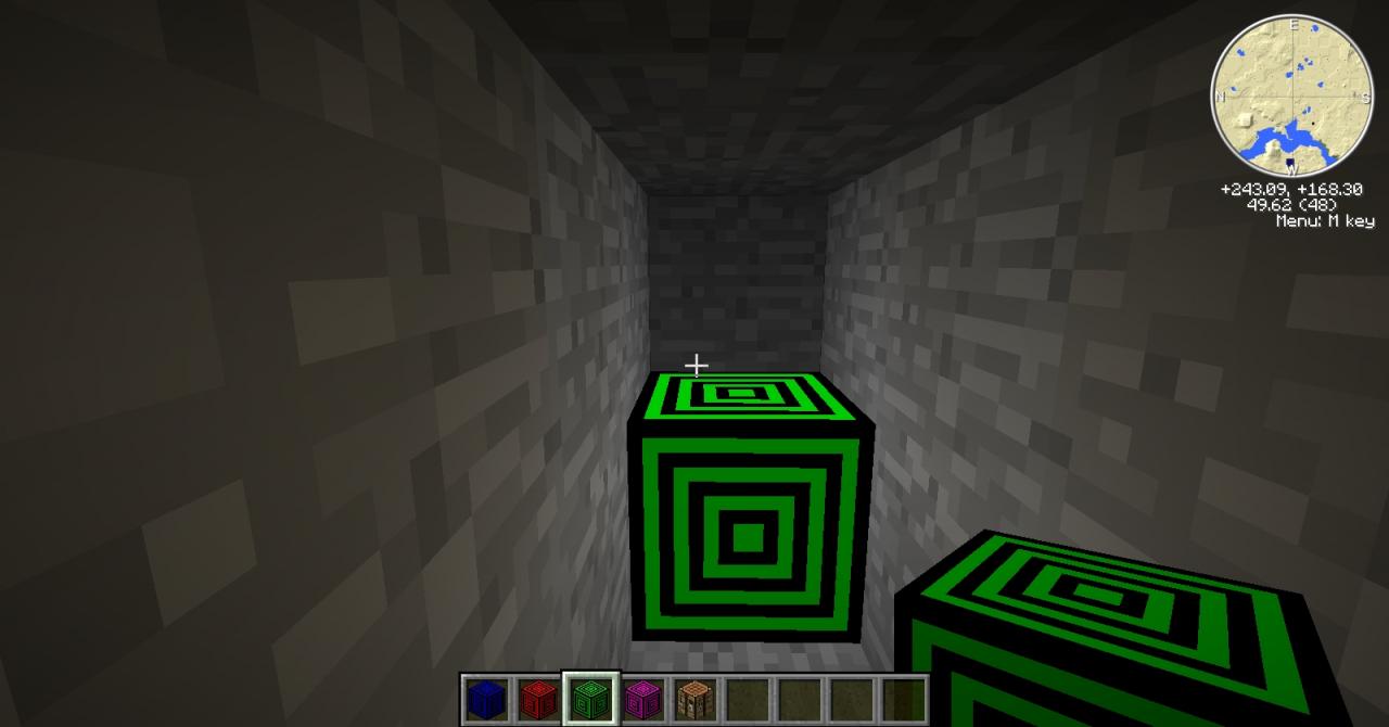 Neon Spiral Blocks Minecraft Mod