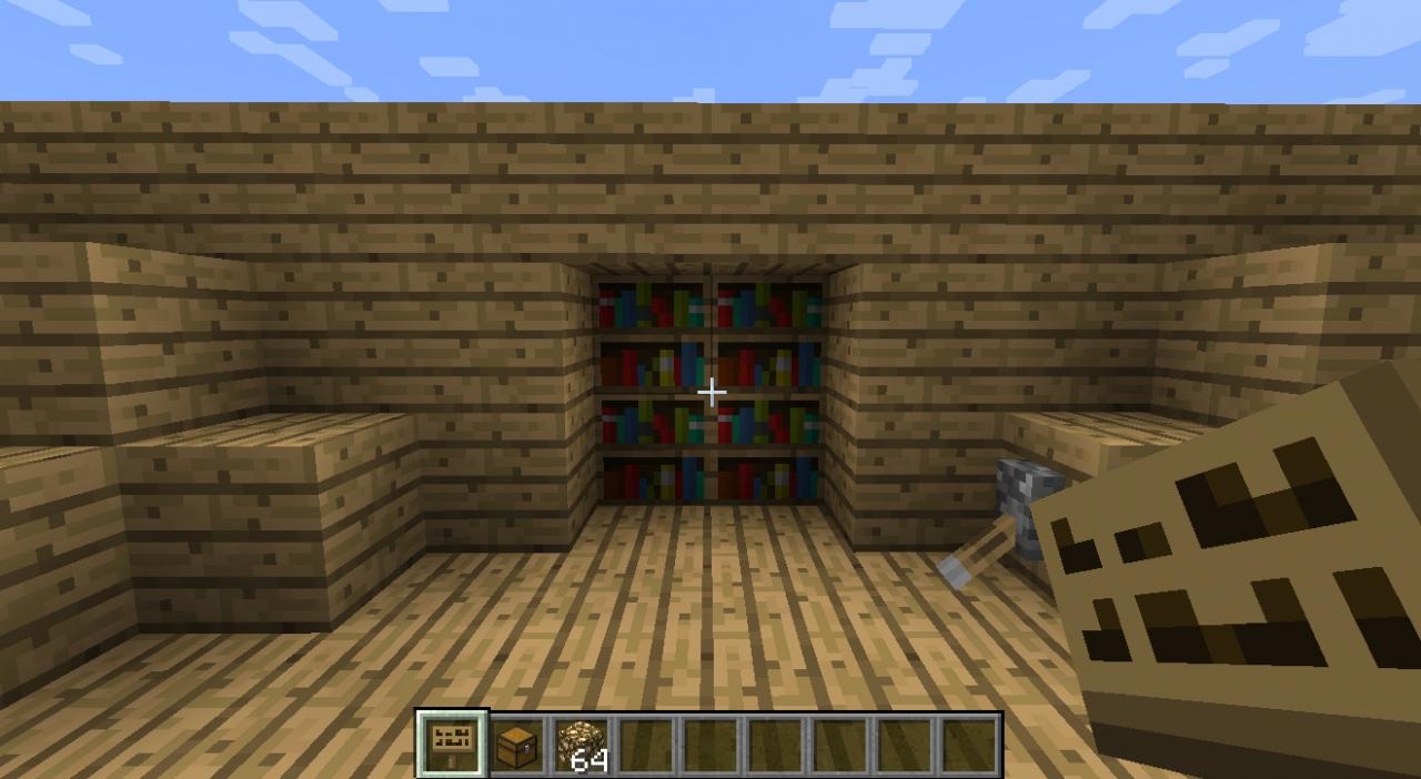 Hidden Door, With STEP BY STEP INSTRUCTIONS (Easy Redstone) (30 Sub