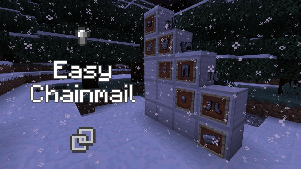 Easy Chainmail Minecraft Mod