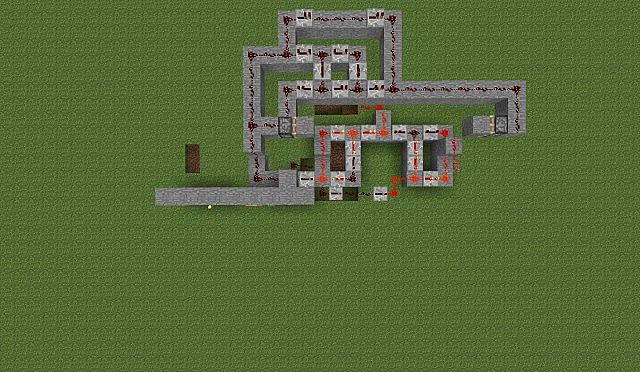 Open&Close Buttons Door Minecraft Map