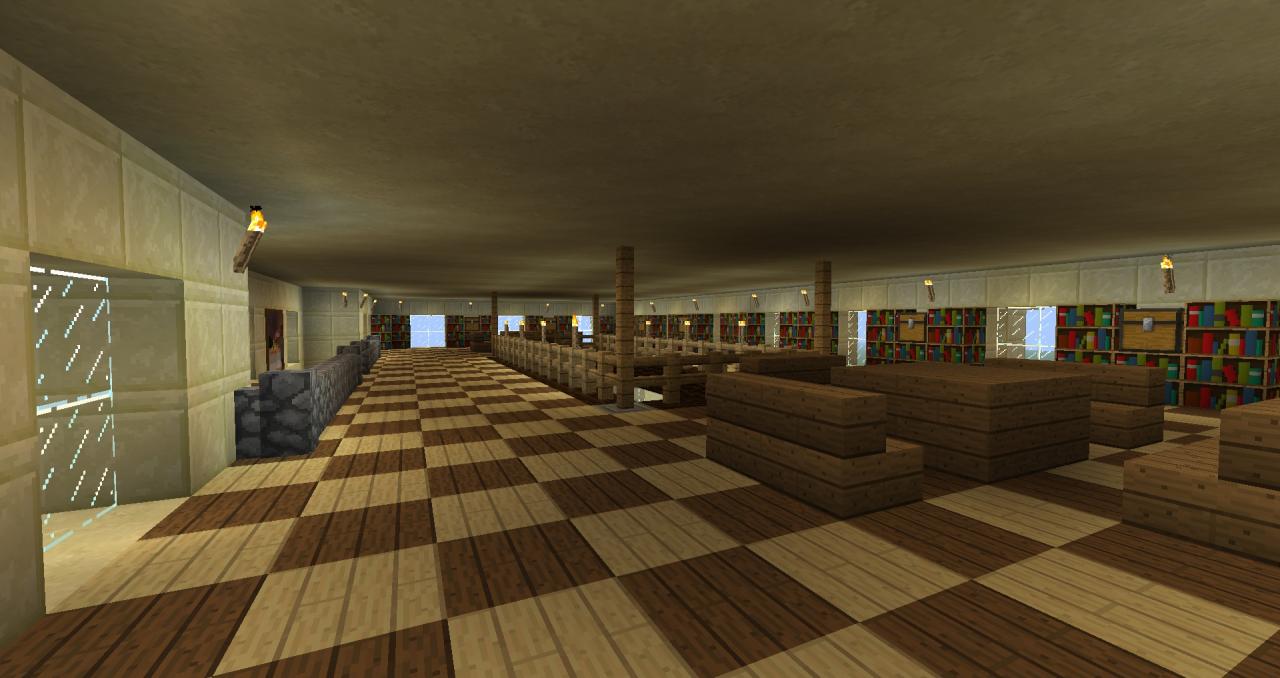 Library Minecraft Map