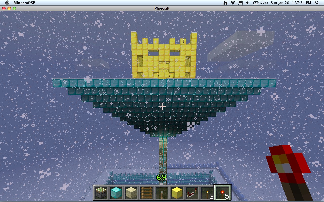 Snow castle Minecraft Map