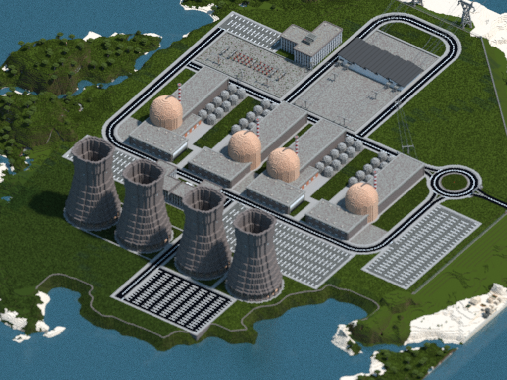 Minecraft Nuclear Reactor Build