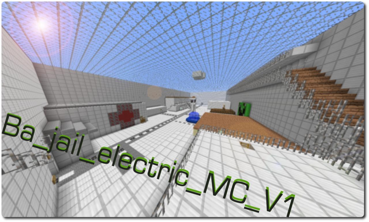 Ba_jail_electric_MC_V1 Jailbreak map for 100% Vanilla Minecraft! 1.4.7