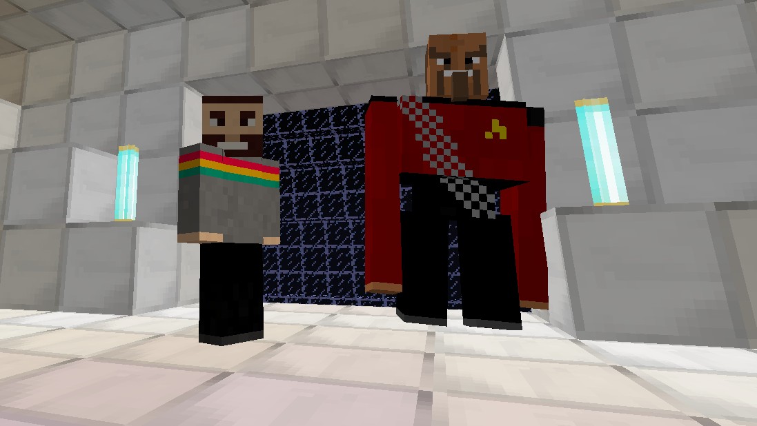 Worf skin for iron golems Minecraft Map