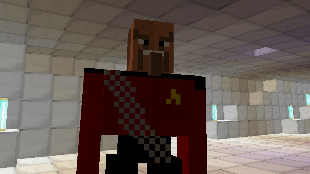 Worf skin for iron golems Minecraft Map