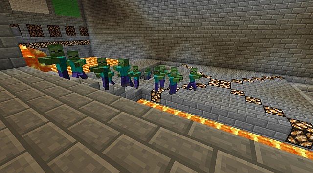 MINIGAME mob battle Minecraft Map