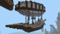 Small Steam Punk Airship Minecraft Map & Project